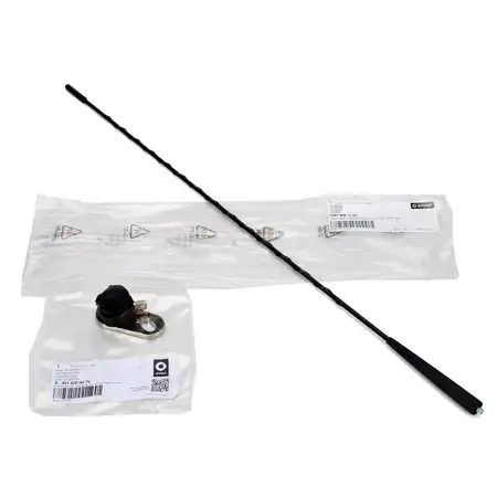 ORIGINAL Smart Antennenfu&szlig; + Stabantenne Set City-Coupe ForTwo Cabrio Coupe (450 451)