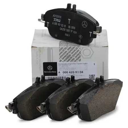 ORIGINAL Mercedes-Benz Bremsbel&auml;ge W176 W246 C117 X117 X156 vorne 0084200620