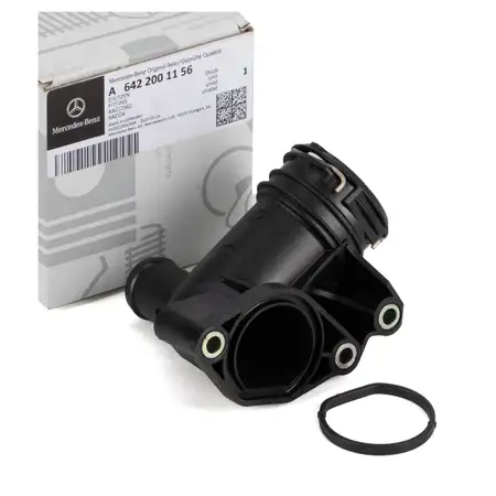 ORIGINAL Mercedes K&uuml;hlmittelflansch W203/204 W211/212 X204 W166 W221 OM642 6422001156