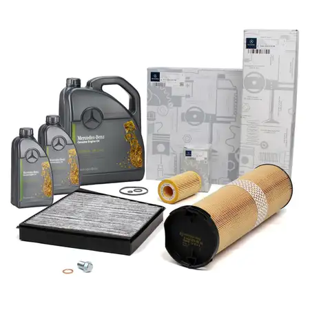 ORIGINAL Mercedes-Benz inspection kit + 7L 5W30 engine oil W211 S211 E200/220CDI