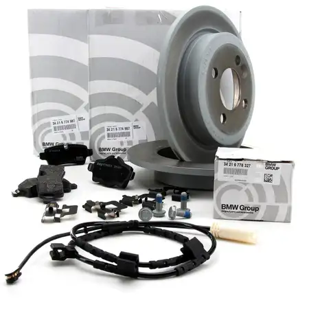 ORIGINAL MINI Bremsscheiben + Bel&auml;ge + Wako R56 R55 R57 R58 One / Cooper ab 08.2010 hinten