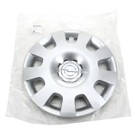 ORIGINAL GM Opel Radkappe 15 Zoll SILBER Astra H Signum Vectra C 13191473
