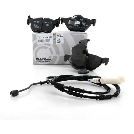 ORIGINAL BMW Bremsbel&auml;ge + Wako 1er E81 E87 E88 E82 3er E90 E93 E92 E91 hinten