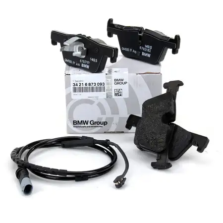 ORIGINAL BMW Bremsbel&auml;ge Bremsbelagsatz + Wako F20 F21 F22 F23 F30-36 hinten