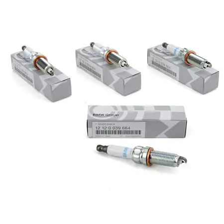 4x ORIGINAL BMW Z&uuml;ndkerze 125i 220i 320/328i 420/428i 520/528i 550i 12120039664