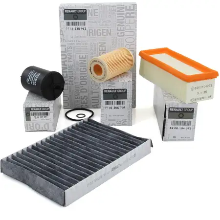 ORIGINAL Renault inspection kit CLIO 2 KANGOO THALIA I 1.2 16V 75 hp up to 03/2003