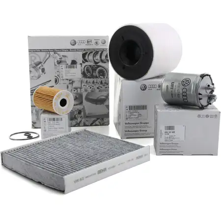 ORIGINAL Audi Inspektionskit Filterpaket A1 (8X) 1.6 TDI 90 / 105 / 136 / 143 PS