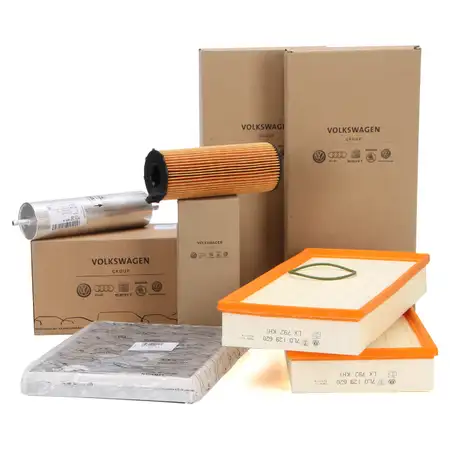 ORIGINAL AUDI Filter Set Filter Package 4 pcs Q7 (4LB) 4.2 TDI quattro CCFC 340 hp