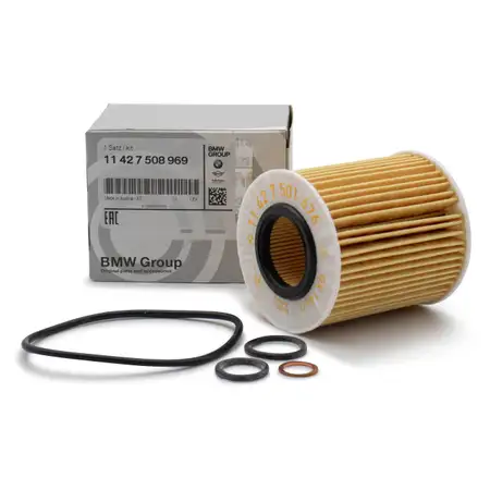 ORIGINAL BMW &Ouml;lfilter Motor&ouml;lfilter inkl. Dichtung 1er 3er 5er 11427508969