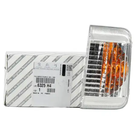 ORIGINAL Citroen Peugeot indicator light, exterior mirror, Jumper Boxer, right, 6325.H4