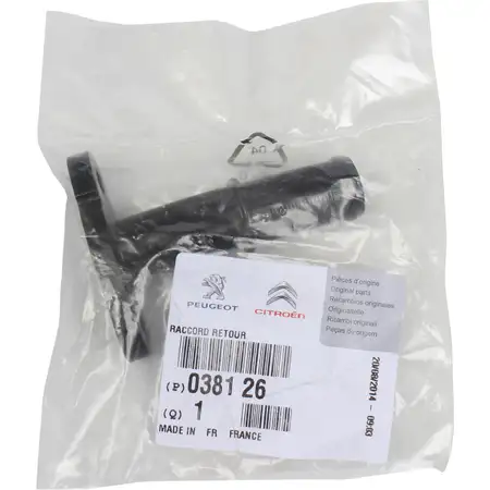 ORIGINAL Citroen Peugeot oil line Oil return line Turbocharger Supercharger 0381.26