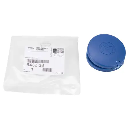 ORIGINAL PSA Verschlussdeckel Kappe Waschwasserbeh&auml;lter 308 Expert Jumpy Berlingo 6432.38