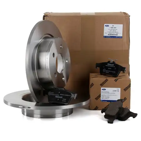 ORIGINAL Ford Bremsscheiben + Bel&auml;ge KUGA II TOURNEO / TRANSIT CONNECT hinten
