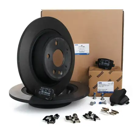ORIGINAL Ford Bremsen Kit Bremsscheiben + Bel&auml;ge MONDEO IV bis 12.2014 hinten