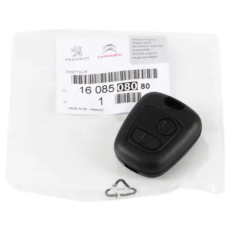 ORIGINAL Peugeot transmitter radio remote control 1608508080 for 107