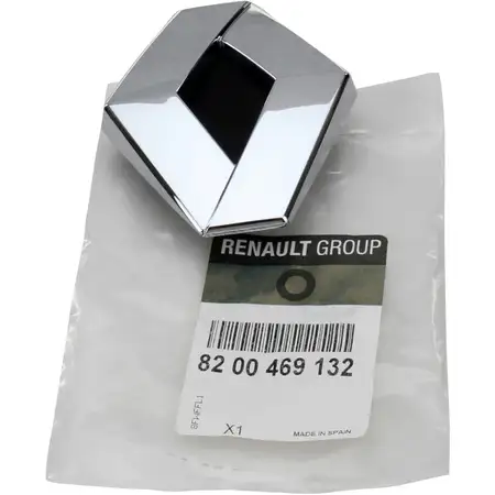 ORIGINAL Renault Emblem Logo Plakette Symbol Raute 8200469132 f&uuml;r CLIO III