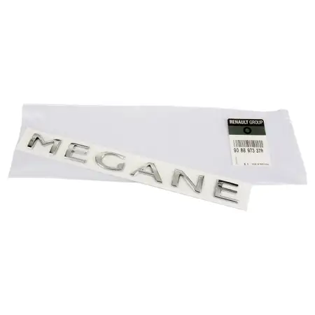 ORIGINAL Renault Emblem Logo Plakette Schriftzug 27,3x2,5cm Megane 3 hinten 908897337R