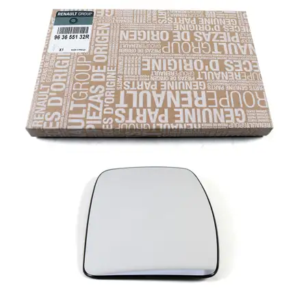 ORIGINAL Renault exterior mirror mirror glass MASTER III right upper 963655132R