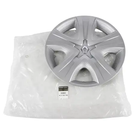 1x ORIGINAL Renault Radkappe Radblende 16 Zoll Silber Captur Clio 4 403150370R