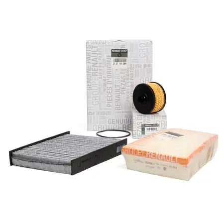 ORIGINAL Renault inspection kit filter package GRAND / SCENIC III 1.2TCe 116/132 hp