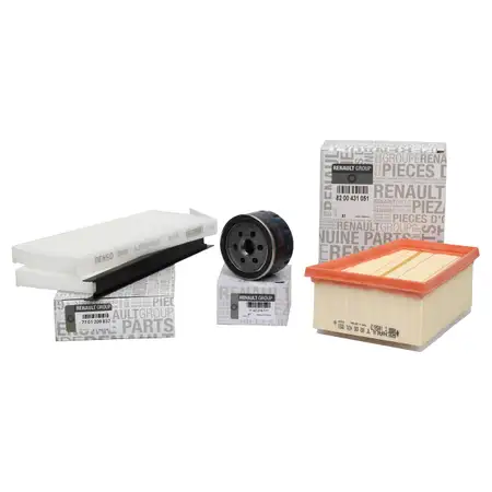 ORIGINAL Renault inspection kit filter package filter set KANGOO 1.6 16V 106 hp