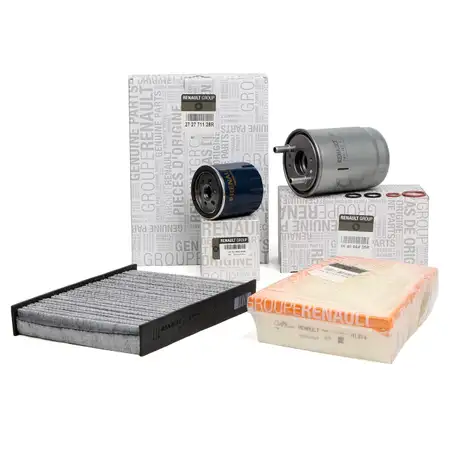 ORIGINAL Renault Inspektionskit Filterpaket Filterset GRAND / SCENIC III 1.5 dCi