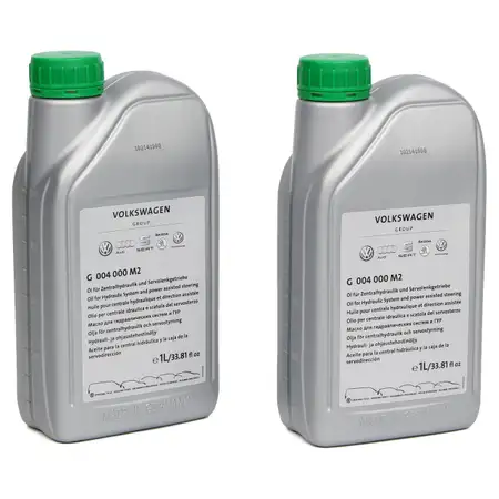 2L 2 Liter ORIGINAL VW AUDI Hydraulik&ouml;l Servo&ouml;l &Ouml;l Lenkfl&uuml;ssigkeit G004000M2