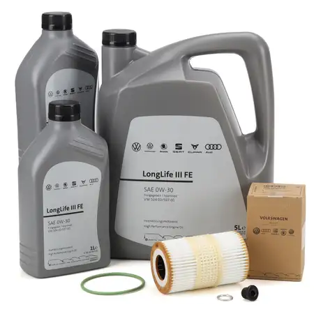 7L 7 liters ORIGINAL AUDI VW 0W-30 engine oil + oil filter A4 S4 B8 A5 S5 8T 8F 3.0 TFSI