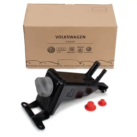 thumbnail image 2 of Hydraulic Oil Expansion Tank Power Steering Reservoir For Audi A4 A6 VW Passat 2 of 3