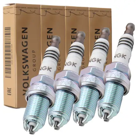 4x ORIGINAL Audi VW Z&uuml;ndkerze A3 A4 A6 Golf Passat Polo Touran 1.4-2.0 101000033AA
