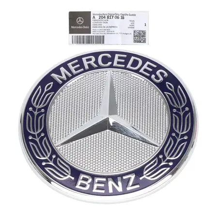 ORIGINAL Mercedes Emblem Motorhaube W204 S204 C204 V223 vorne 2048170616