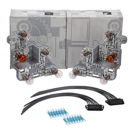 2x ORIGINAL Mercedes-Benz Lampentr&auml;ger R&uuml;ckleuchte + Kabel C-Klasse W204 hinten