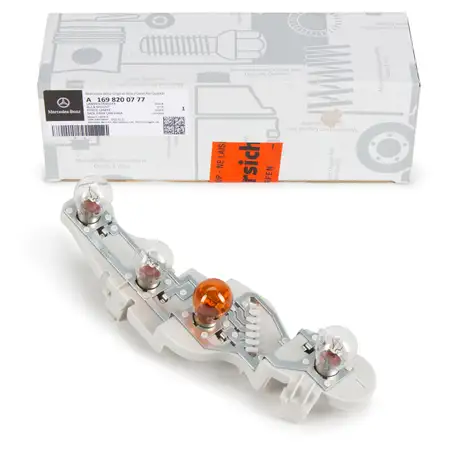ORIGINAL Mercedes-Benz lamp holder + bulbs W169 rear left 1698200777