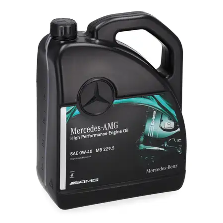 5L ORIGINAL Mercedes AMG High Performance 0W40 MB 229.5 Engine Oil Oil 000989880813