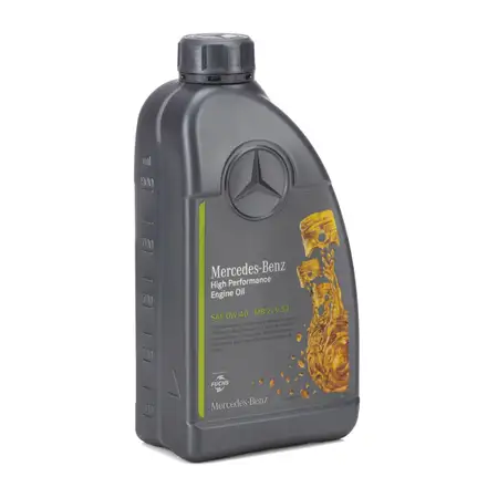 1L 1 Liter ORIGINAL Mercedes-Benz Motor&ouml;l &Ouml;l 0W-40 MB 229.52 000989750911