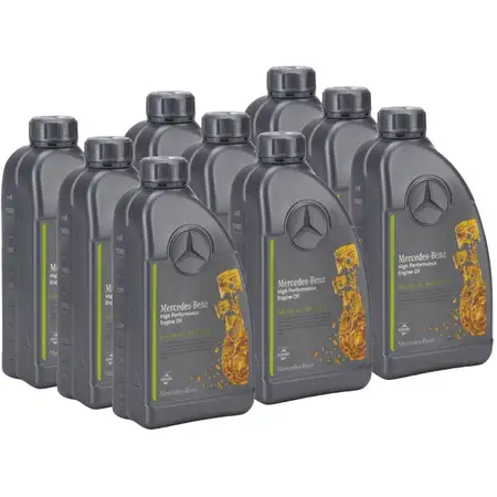 9L 9 liters ORIGINAL Mercedes-Benz engine oil Oil 0W-40 MB 229.52 000989750911