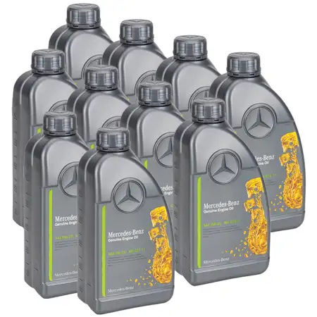 10L 10 liters ORIGINAL Mercedes-Benz engine oil Oil 0W-20 MB 229.71 000989870611