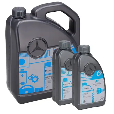 7L 7 liters ORIGINAL Mercedes-Benz StarParts Engine Oil 5W-40 MB 229.5 0009896810