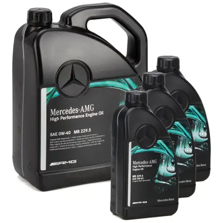 8L ORIGINAL Mercedes AMG High Performance Motor&ouml;l &Ouml;l 0W40 MB 229.5 000989650811