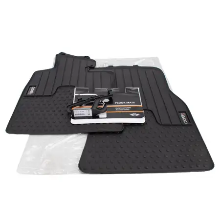ORIGINAL Mini rubber mats Floor mats Cooper S R55 R56 R57 R58 R59 front 2-piece 51472243908
