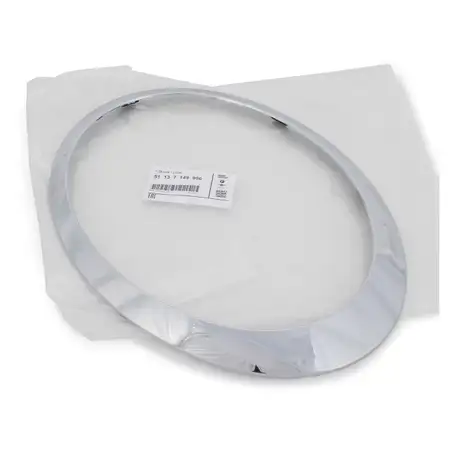 ORIGINAL Mini CHROME cover trim ring headlight R55 R56 R57 R58 right 51137149906