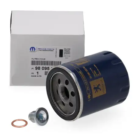 ORIGINAL PSA OPEL MOPAR Oil Filter + Screw Jumper 2 Vivaro C Boxer 2.0/2.2 BlueHDi