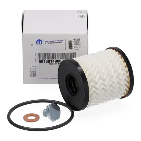 ORIGINAL PSA MOPAR Oil Filter + Screw C4 C5 C6 Jumpy 308 407 508 607 Expert 2.0/2.2 HDI
