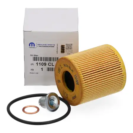 ORIGINAL PSA MOPAR Oil Filter + Screw C2 C3 C4 C5 206 207 208 307 308 508 1.4/1.6 HDi