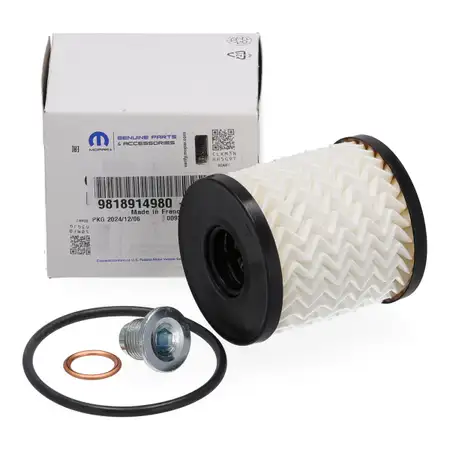 ORIGINAL PSA OPEL MOPAR Oil Filter + Screw C3 C4 C5 Astra L 207 208 308 508 1.4 1.6