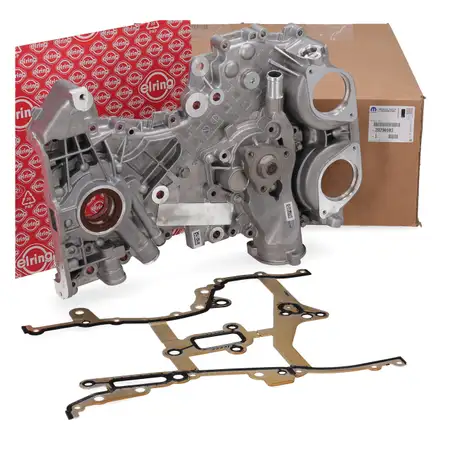 ORIGINAL Opel MOPAR &Ouml;lpumpe + Wasserpumpe + ELRING Dichtung Astra J Corsa D E Meriva B