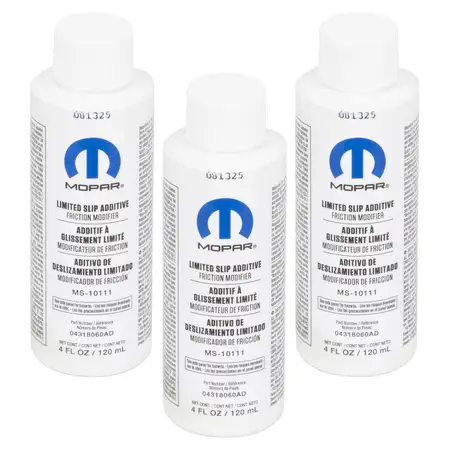 3x 120ml ORIGINAL MOPAR Limited Slip Additive Friction Modifier CHRYSLER JEEP K04318060AD