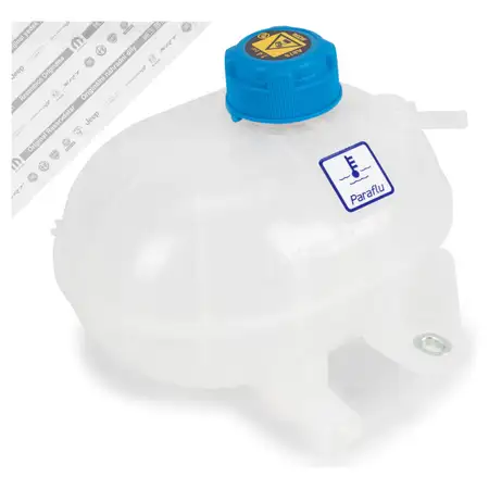 ORIGINAL Fiat expansion tank coolant 500 500C Panda 169_ 51956876
