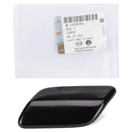 ORIGINAL Cover cap for headlight cleaning nozzles, Astra H, front left 13225750