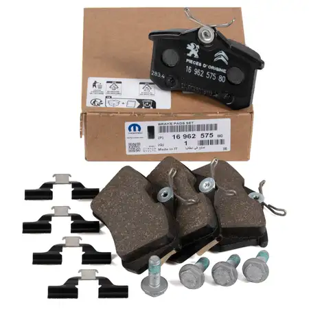 ORIGINAL Citroen Peugeot Bremsbel&auml;ge C3 2 C3 Origin 3 DS3 207 207+ 208 1 hinten 1696257580